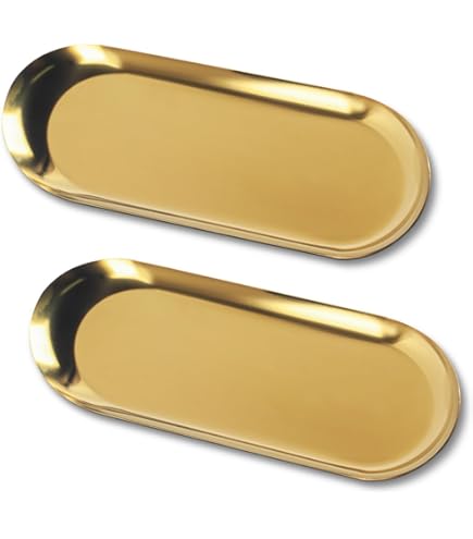 Ansaw Lot De 6 Cuillères à Café Glacé à Long Manche De 18,8 Cm En Acier Inoxydable De Qualite Alimentaire Finition Miroir Et Passe Au Lave Vaisselle Dore 6