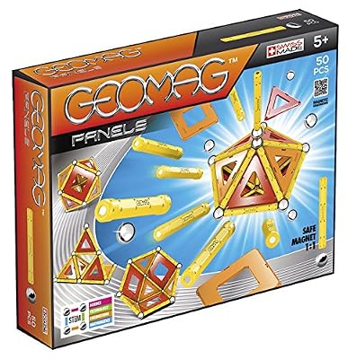 Jurassic World Geomag - GMP04 - Jeux de Construction - Panels - 50 - Pièces