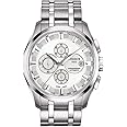 Tissot Men's T-Trend Couturier Automatic Chronograph 43 mm Silver Sapphire Glass Alloy Steel Buckle 24 mm 15 mm 233 g 100 m Waterproof Chronograph Sport Men's Watch 7611608257913, Bracelet