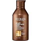 Redken All Soft Mega Curls Professional Shampoo for Curly and Dry Hair 300 | Professional shampoo for curly hair. Gently clea