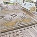 Produktbild Paco Home In- & Outdoor Teppich Modern Nomaden Design Terrassen Teppich Wetterfest Gelb, Grösse:160x220 cm