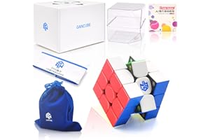ACCXFEK GAN 354 M Speed Cube, Magnetic speed cube 3x3 Puzzle Cube Toy, Educational Toys Gift For Boys Girls Adults