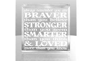 Kate Posh – Always Remember You Are Braver Than Believe, Stronger Seem, Schlauer als Think & Loved mehr Sie wissen – Gravur Andenken und Briefbeschwerer – Christopher Robin zu Pooh