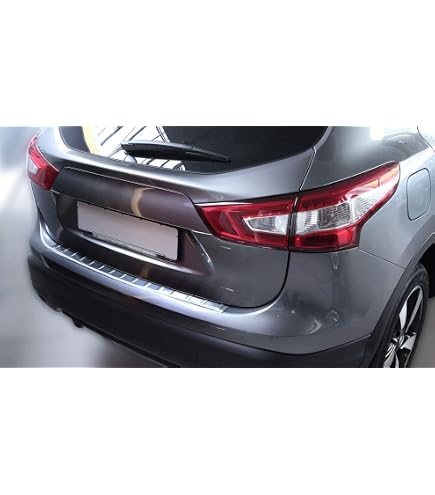 CHROMEMASTER Protection Pare-Chocs Arrière Nissan Qashqai J11 Phase 2 2017-2021 - Bande Seuil Coffre Acier Inox Chrome Poli Anti-Rayures