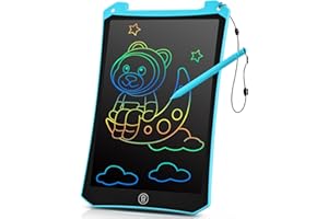‎BLUESWAN BlueSwan Maltafel Zaubertafel Reise Spielzeug für Unterwegs kinder 2 3 4 5 6+ jahre,10 zoll LCD Schreibtafel mit löschfunktion,Beschäftigung im Flugzeug Autofahrt Restaurant Kleinkind Geschenk,Blau