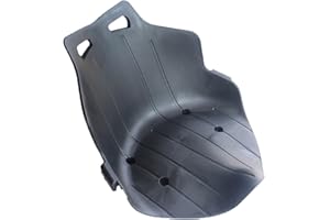 harayaa Kindersitz Zubehör, Kart Auto Sattel Ersatzteile für Trike, DIY Low Back Durable Trikes Sitz Sattel, Sitz, Schwarz