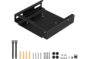 AIWEIWA Soporte para HP Desktop Mini PC Soporte VESA/pared/bajo escritorio Soporte para HP EliteDesk 800 805 HP ProDesk 600 405 400 HP 260 Desktop Mini PC Soporte para HP con bridas y tornillos