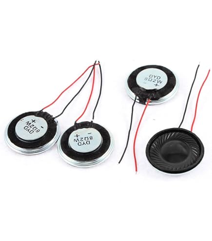 QUARKZMAN 8Pz 0.5W 16 Ohm Rotondo Mini Altoparlante-Guscio Metallico Interno Micro Magnete Speaker Per Piccoli Altoparlanti-DVD EVD Multimediale QUARKZMAN 8Pz 0.5W 16 Ohm Rotondo Mini Altoparlante-Guscio Metallico Interno Micro Magnete Speaker Per Piccoli Altoparlanti-DVD EVD Multimediale