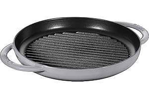 Staub Fonte 1203018 Pur Gril Rond Gris Graphite 26 cm