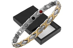 YINOX Magnettherapie-Schmuck für Frauen, Schmuck mit Gesundheitselementen, Magnetschmuck für Frauen kann Arthritis-Schmerzen und Migräne lindern