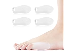 RRICHH 4 Piece Tailor's Bunion Corrector, Bunion Protector for Relief Pinky Toe Pain, Protects the Pinky Toe from Callus, Blisters and Corns, Unisex, Foot Care
