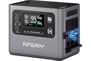 AFERIY 2800W Tragbare Powerstation, 2048Wh LiFePO4 In 1,5h Schnellladbar, 13 Ausgänge, Reine Sinuswelle 230V, USV, Erweiterbar Auf 4096Wh, Solar Generator Für Camping/Home-Office 2025 Neue