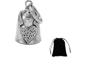 fKiZanthene Guardian Bell for Motorbikes, Gremlin Bell Lucky Charm with Easy Installation, Suitable for Motorcycle & Bicycle