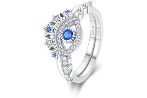 KUNSIR 925 Sterling Silber Ringe für Damen Liebesknoten Ringe Finger Federringe Schmuck Geschenke gekreuzte Ringe für Frauen mit Zirkonia Größe R1