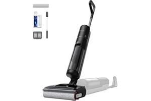 dreame H12 Pro FlexReach Aspirateur Laveur, portée à Plat à 180°, séchage 5 Min, Aspiration 18 000 Pa, Lavage à Chaud à 90 °C, Nettoyage Deux Bords, 50 Minutes de Nettoyage