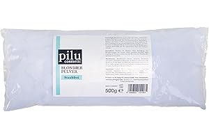 pilu cosmetic Blondierpulver 500g Beutel blau staubfrei I schonende Blondierung I Aufhellung bis zu 7 Nuancen I ultra-stark I blue bleaching powder I Anti-Gelbstich (COMFORT STAUBFREI)