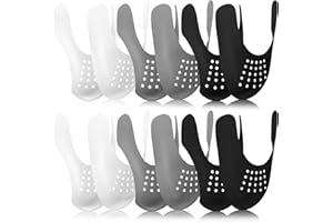 PIWOSGOL Volhuluk, 6 paia di scarpe da ginnastica per evitare pieghe, protezione crease e antipiega, protezione tallone uomo e donna