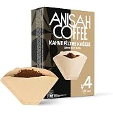 Anisah Coffee 80'li Filtre Kahve Kağıdı | Kokusuz | Kimyasalsız | Doğa Dostu | Yırtılmaz | Kokusuz Kimyasalsız Doğa Dostu Yır