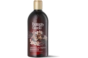 Bottega Verde - Vaniglia Nera, Bagnodoccia Arricchito con Estratto di Vaniglia Nera, 400 ml, Detergente Liquido Adatto a Tutti i Tipi di Pelle, Profumo Fiorito e Fruttato, Senza Siliconi