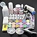 Beauties Factory Premium Acrylic Nail Powder Tips Gems File Clipper Brush Dish