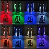 Atmosferik Aydınlatma Ara&ccedil; İ&ccedil;i Ayak Altı Led M&uuml;ziğe Sese Duyarlı Kumandalı Rgb Aydınlatma Kaliteli