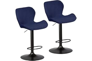 XGANGM Elastizzato Copri Sedie Bar-Fodere Sgabello Bar con Coprisgabelli Cucina con Schienale 4 Pezzi Fodere Coprisedia Elasticizzati Curvo Copertura per Sgabello Alto per Bar Bancone,#5,2PCS