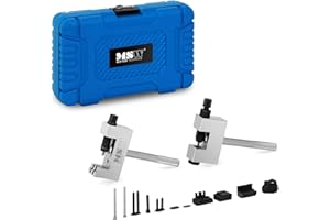 MSW MOTOR TECHNICS MSW Rive Dérive-Chaine Derive Chaîne Kit Calage Distribution Outil Démonte Auto MSW-ETT-24 (Diesel 1.7-4.0 l, pour Moteurs Mercedes, Jeep & Chrysler, 13 Pièces, Acier, Mallette De Transport)