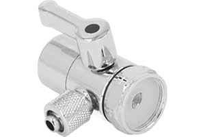 BAOFUYA Valvola Deviatrice M22 Adattatore Soffione Doccia Femmina Valvola Deviatrice Rubinetto da 3/8 di Pollice per Rubinetto Lavello o Bagno