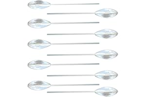 PRO FILSTAR Top Float Bombarda Affondante Tondo Trasparente Set 10 x 25g - Sbirolino Sinking - Accessori da Pesca Trota Lago & Fiume - Articoli da Pesca Mare - Kit Pesca a Luccio e Spigole – Fishing