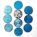10Pcs DIY Nail Art Stamp Stencil Kits Manicure Plate Set With Polish Stamper Scraper Stamping Template Plate Set Tool Stamper Design Kit