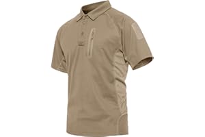 KEFITEVD Polo Funktionsshirt Herren Kurzarm T-Shirt mit Brusttasche Polyester Leicht Sommer Shirt Wandern Angeln Männer Freizeitshirt