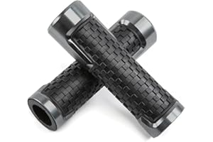 EVOMOSA Handgriffe Universal Motorrad Lenkergriffe Griffe - 22 mm (7/8") 24mm (1") Anti-Rutsch Gummi Motorradgriffe für Roller Mopeds Quad ATV Griffe