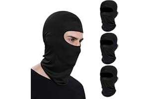SPOKKI 4 Stücke Sturmhaube Balaclava UV Schutz Gesichtsmasken, Herren und Damen Winddicht Multifunktional Gesichtshaube für Outdoor-Sport Skimaske Motorradmaske Fahrrad Gesichtsmaske