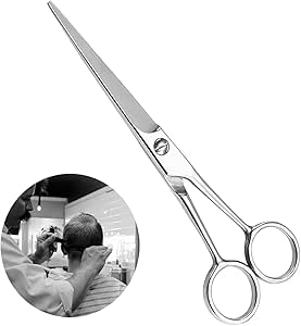 Professional Hairdressing Scissors 7 Extra Sharp Stainless Steel Hair Scissors For Men Women With Adjustable Screws For Beard Trimming And Hair Cutting At Home Salon For Barbers Family Use Amazon Co Uk Beauty