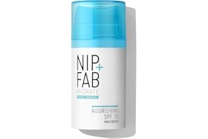 Nip+Fab SPF 30 Moisturiser Hydrate Nourishing | 50 Ml | Dry + Textured Skin | Maximum Hydration And Protection | UVA + UVB Protection | SPF Face Skin Sunscreen