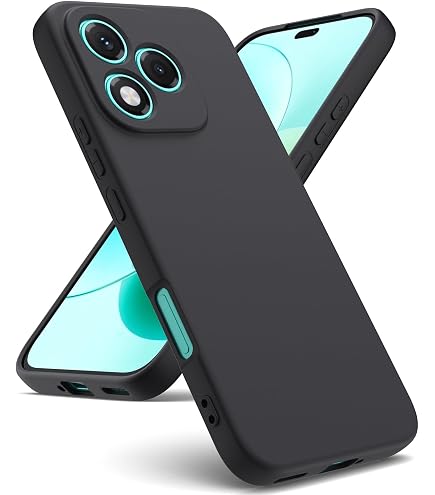 JDXHFF Cover Compatibile con ZTE Blade A31 Lite (5.0) e 2 Pezzi Pellicola Protettiva in Vetro Temperato - Nero Morbido Silicone Custodia Protettivo TPU Protezione Case Black