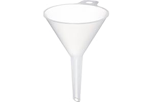neoLab E-1654 Trichter (PP), 75 mm Durchmesser, Stiel-Durchmesser 6 mm, Weiß