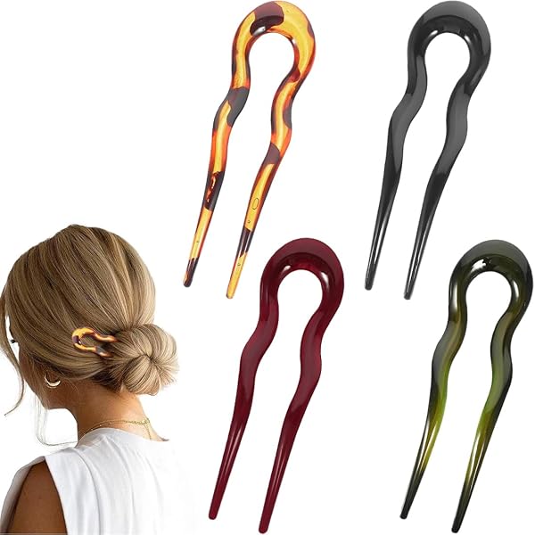Serre Tete Pince Femme Serre-tête Avec Pinces SSKHE - Double Layer, 8 Clips - Noir Et Marron - Pour Sport, Maquillage, Coiffure Mollette Per Capelli