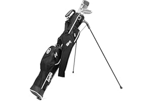 Sunday Golf - Lightweight Sunday Golf Bag with Strap and Stand – Easy to Carry and Durable Pitch n Putt Golf Bag – Golf Stand Bag for The Driving Range, Par 3 and Executive Courses – 31.5 inches Tall…