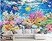 Produktbild Weaeo Benutzerdefinierte Tapete Hd Unterwasserwelt Tv Hintergrund Wandbilder Hauptdekoration Wohnzimmer Schlafzimmer Wandbild 3D Wallpaper-150X120Cm