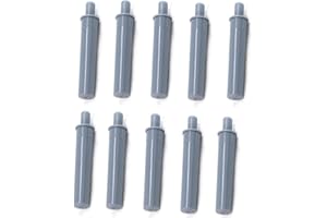 ZHjuju Amortisseur de Porte de Meuble Armoire,10 Pièces Amortisseurs à Fermeture Silencieuse Amortisseur pour Fermetures pour Porte d'armoire Tiroir Meuble pour Porte Placards Meuble Armoire, Gris