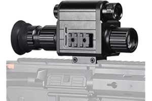 SUZLAZYR Lunettes de vision nocturne pour la chasse monoculaire infrarouge monoculaire Zoom numérique 4 x caméra avec viseur, enregistrement vidéo et photo HD 1080P