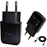 Original HTC Modular Charger Head with Charging Cable/Data Cable – Micro USB In Black Power 1.5 AMP – 1500 mAh