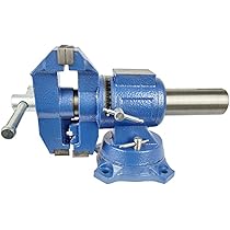 Morsa Parallela Da Banco Da 5 Pollici In Ghisa - 125mm, Girevole 360° Per Fresatrici E Levigatrici - Foto 8