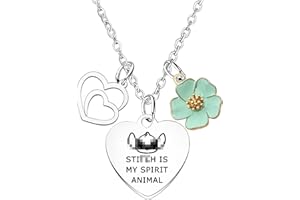 Hgreiwgk Girls Necklace Charm Funny Necklace Girls Flower Necklace Gift For Women Girls Little Girls Jewelry