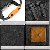 BRINCH Baby Wickeltasche mit wasserdichter Wickelunterlage, Mehrzweck Reise Wickelrucksack Baby Wickelhenkeltasche einschließlich Isolierte Beutel, Baby Windel Tagetasche inklusive Kinderwagenbefestigungen - 8