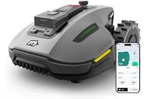 MAMMOTION YUKA Mini 700 Robot Cortacésped Perimetral sin Cables, Recomendado 700m², MAX. 1100m², Auto Mapping Visión 3D AI, 50% Pendiente, 5 Cuchillas Pivotantes, con Módulo 4G