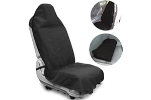 Asonen Waterproof Car Seat Covers Protection Breathable Anti-sweat Towel Cloth Black