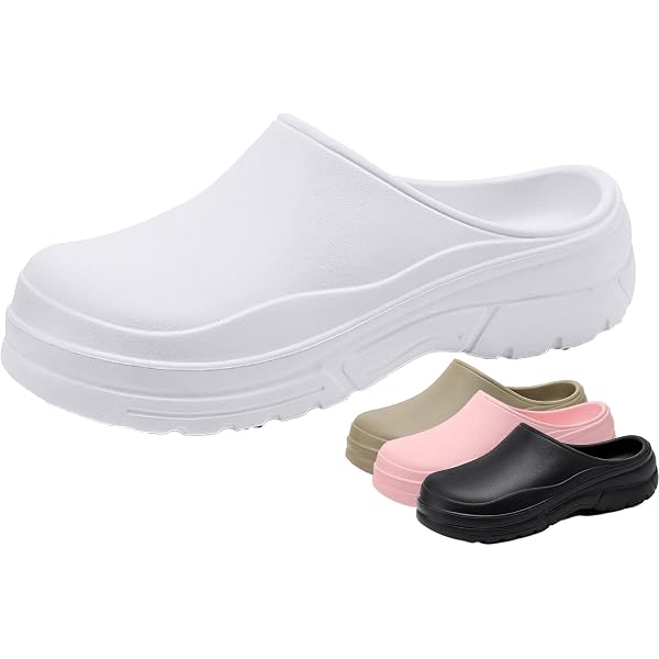Chaussure De Sécurité Cuisine Femme - Coque Protection - Semelle Antidérapante - Taille 38 - Blanc - 2