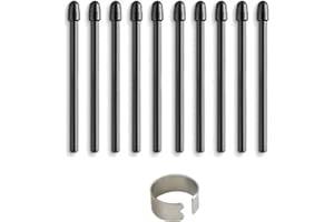 Wjelet 10 punte di ricambio per Wacom Pro Pen 2 compatibili con Slim Classic 3D Pen Accessori Nero per Cintiq Pro DTH1320/1620/2421/3221 Intuos Pro PTH460/660/860 e Mobile Studio Pro